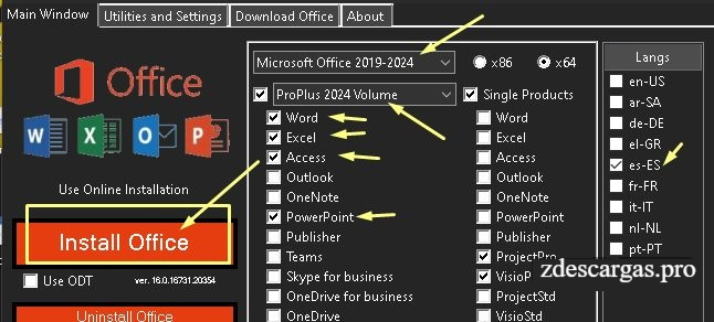 microsoft office 2024 gratis + activador full español